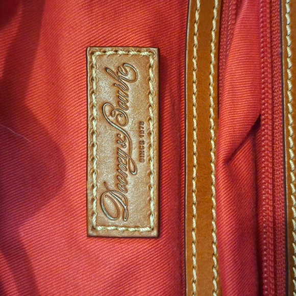 Dooney & Bourke Red Monogram Backpack Bag - Picture 3 of 7